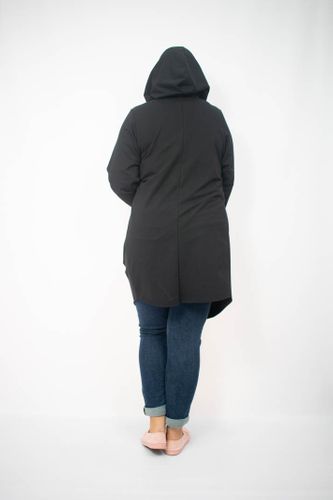 Narzutka Grapa- czarna PLUS SIZE na Arena.pl