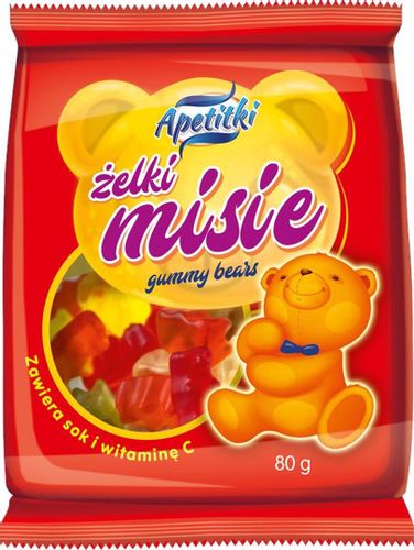 Apetitki Żelki misie 80 g na Arena.pl