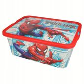 Pojemnik na zabawki Pudełko skrzynia plastikowy zamykany SPIDERMAN 13 L