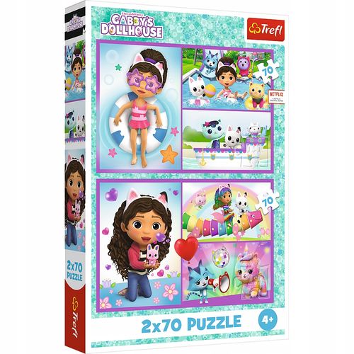 puzzle 2x70 baw się z gabby 34438 na Arena.pl