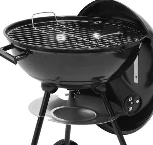 GRILL WĘGLOWY OGRODOWY OKRĄGŁY Z POKRYWĄ POPIELNIK na Arena.pl