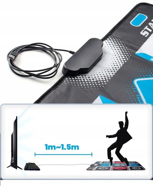 MATA DO TAŃCZENIA TAŃCA KOMPUTER STEPMANIA USB zdjęcie 14