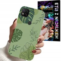 ETUI CASE DO XIAOMI REDMI 9C - LIŚCIE WZORY DLA KOBIET KWIATY RÓŻE