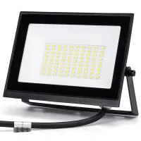 Halogen LED 50W 230V 4500lm IP65 6500K zimny do biura energoszczędny