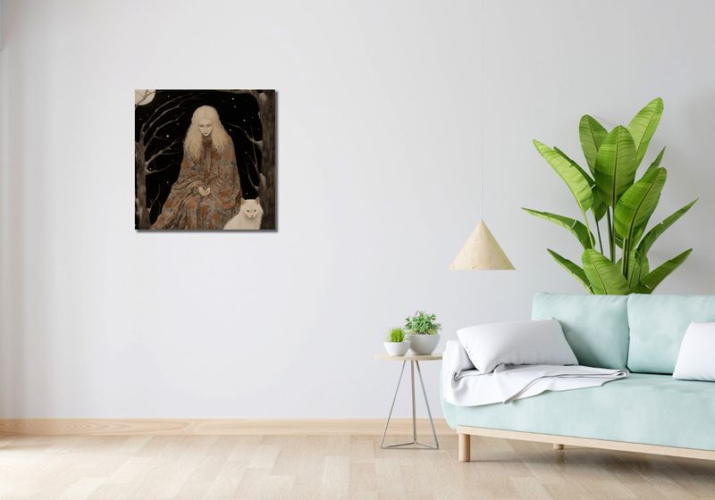 Obraz 60x60cm Stróżka Leśna zdjęcie 2