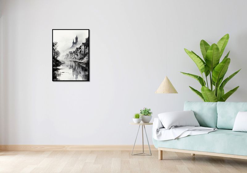 Plakat 50x70cm Mglisty Refleks zdjęcie 4