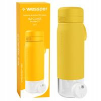 Butelka filtrująca Wessper B2 GLASS Actitex™ 700ml Yellow
