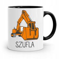 Kubek Czarny Budowlańca Majstra Fachowca Prezent Z Nadrukiem Ze Zdjęciem