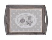 Taca z misiami szara