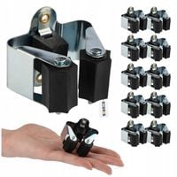 WIESZAK SPRĘŻYNOWY UCHWYT NA NARZEDZIA MIOTŁY MOP SZARY 5 x 3cm 5kg 10