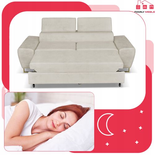 Zestaw mebli wypoczynkowych salonu Bosso Sofa 2os fotele beż na Arena.pl