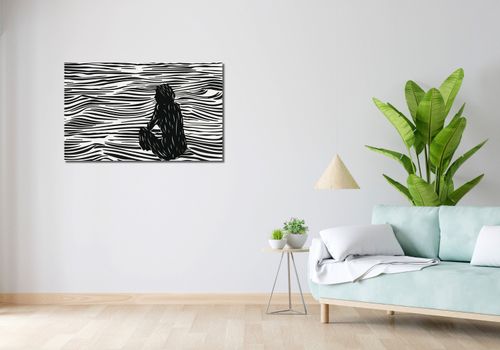 Obraz 100x60cm Złożone Fluidalne Linie na Arena.pl