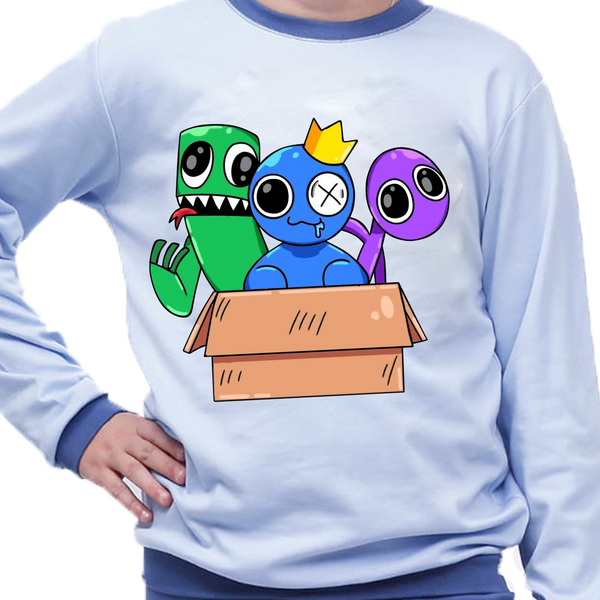 Piżama dziecięca Rainbow Friends zdjęcie 1