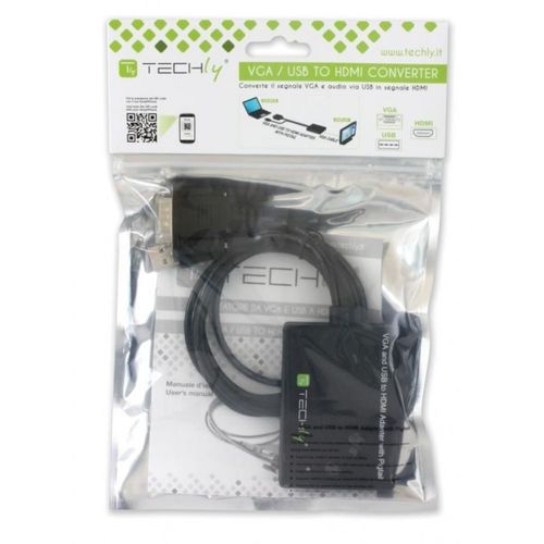 KONWETER ADAPTER TECHLY VGA Z 2CH USB AUDIO NA HDMI 301665 na Arena.pl