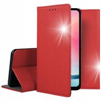 Etui z klapką niktrade do Samsung Galaxy A21 czerwony