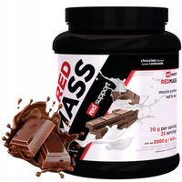 GAINER Red Mass 2000g BIAŁKO węglowodany MASA SIŁA czekolada Red Support