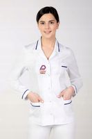 Fartch medyczny damski z długim rękawem z HAFTOWANYM TWOIM LOGO 10 szt