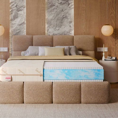 Materac PROFILOWANY MASUJĄCY PAMIĘĆ KSZTAŁTU 90 x 200 x 21cm H3 BARDZO na Arena.pl