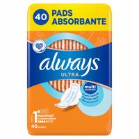 Always Ultra Normal Podpaski ze skrzydełkami 40 szt