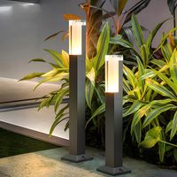 LED lampa zewnętrzna 6W 3000K IP65 czarna 40 cm