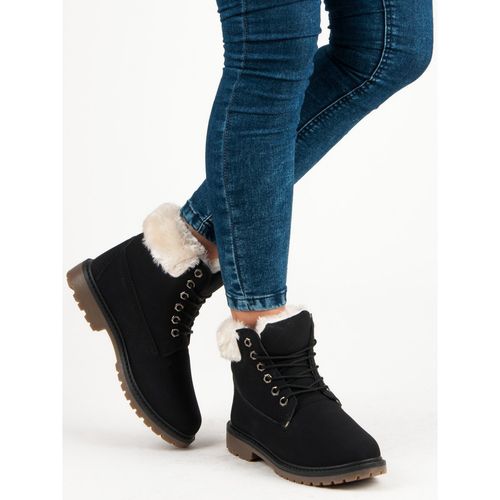 Czarne traperki r.41 na Arena.pl