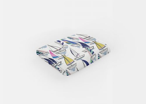 RĘCZNIK Łódki z twoim dowolnym tekstem 130x75cm 043F na Arena.pl