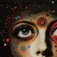 Plakat 30x30cm Samoistniejąca Galaktyka