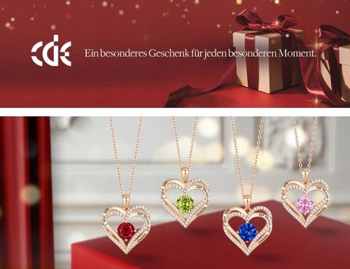 NASZYJNIK SREBRNY 925 + WISIOREK SERDUSZKO, PROJEKTOWANIE MARKI CDE na Arena.pl