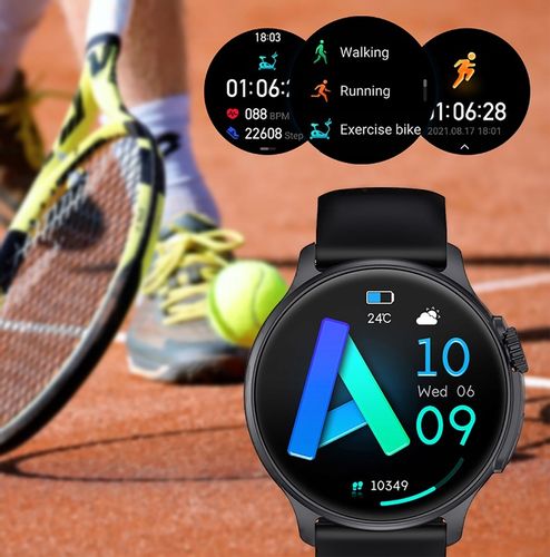 Zegarek SMARTWATCH Rubicon ROZMOWY MENU PL KROKI AMOLED ALWAYS ON DISPLAY na Arena.pl