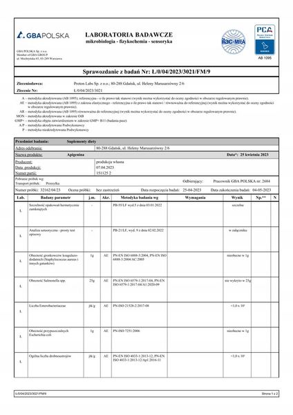 PROTON LABS Apigenina 15g CZYSTY PROSZEK Apigenin 98-99% PURE zdjęcie 7