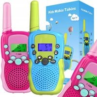 ZESTAW WALKIE TALKIE DLA DZIECI 2 SZT ŁOKI TOKI KRÓTKOFALÓWKI DUŻY ZASIĘG