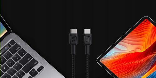 2x Kabel USB-C TypC 2m GC PowerStream szybkie ładowanie PowerDelivery (60W) na Arena.pl