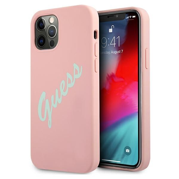 Etui Guess do iPhone 12, iPhone 12 Pro, Zielony zdjęcie 1