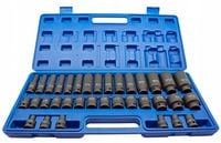 ZESTAW NASADEK UDAROWYCH 8-32 NASADKI UDAROWE 1/2 UDAR KLUCZA CR-MO