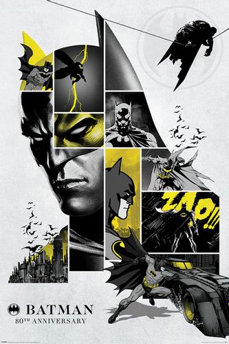 Batman 80-ta rocznica - plakat 61x91,5 cm na Arena.pl