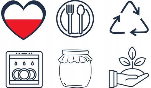 20x SŁOIK NA PRZETWORY 350 ML Słoik Szklany Na Miód Pojemnik Na Dżem na Arena.pl