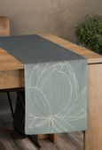 Obrus dekoracyjny BLINK-12 35x140 Eurofirany srebrny