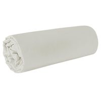 Prześcieradło satynowe bez gumki NOVA 160x210 Eurofirany kremowe