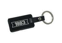 Czarny brelok z paskiem do kluczy z grawerem laserowym 10 szt.