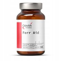 OstroVit ŻELAZO 30mg PRZYSWAJALNE 60kap ORGANICZNE