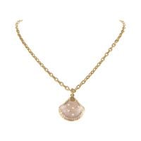 Naszyjnik z muszlą zdobioną perełkami z kolekcji Oceanique (C25/LAT/14AU)