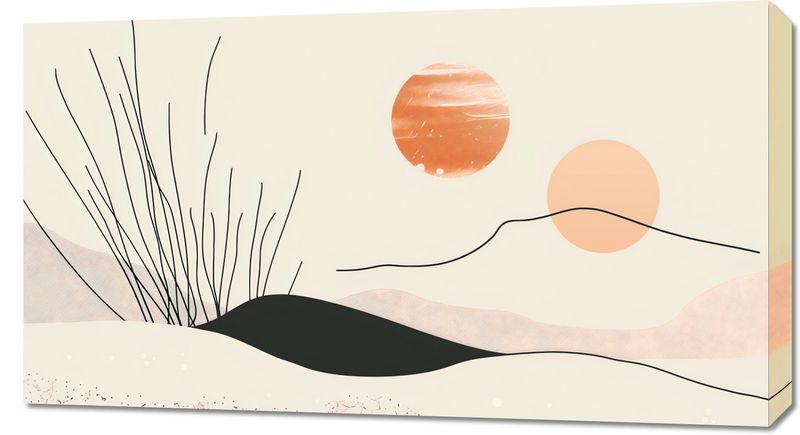 Obraz 90x50cm Miękkie Wzgórze zdjęcie 1