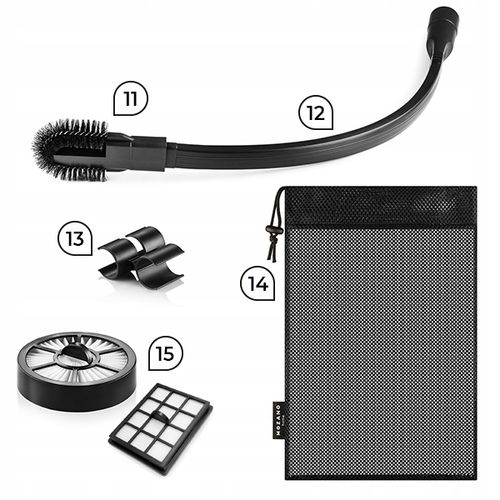 ODKURZACZ cyklonowy 4000W BEZWORKOWY TURBOSZCZOTKA FILTR HEPA 15w1 MOZ na Arena.pl