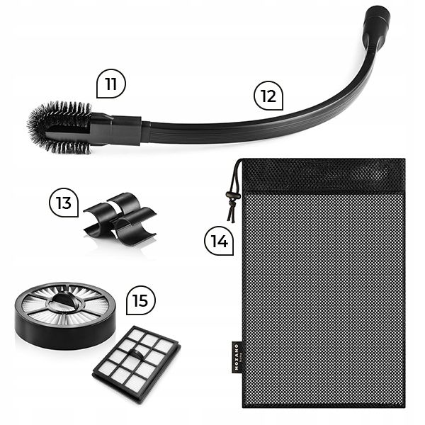 ODKURZACZ cyklonowy 4000W BEZWORKOWY TURBOSZCZOTKA FILTR HEPA 15w1 MOZ zdjęcie 5