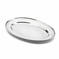 PÓŁMISEK STALOWY NIERDZEWNY OWOCE OWALNY 45 CM