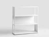 Regał HYLLER SIDE METAL 100x110 - biały, meble skandynawskie