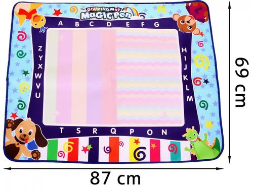 Mata Wodna Z Akcesoriami Dla Dzieci 3+ Kreatywna Zabawa + 2 Pisaki + 16 na Arena.pl