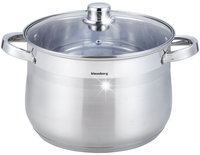 Garnek gastronomiczny duży wysoki 8.6L 24cm stal nierdzewna indukcja gaz