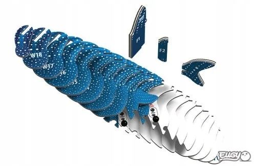 Rekin Wielorybi - Eko Układanka 3D - Eugy na Arena.pl