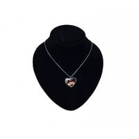 Wisiorek serce na łańcuszku Sublimacja Termotransfer